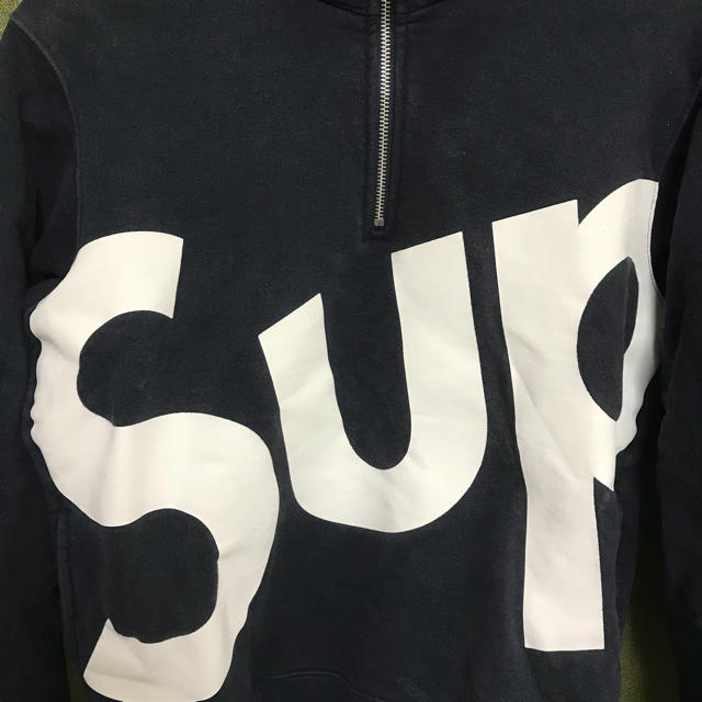 Supreme(シュプリーム)のsupreme  half zip pullover navy 15aw メンズのトップス(スウェット)の商品写真