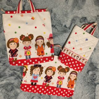 ※からふる様専用※【ハンドメイド】レッスンバッグ＆シューズバッグ(バッグ/レッスンバッグ)