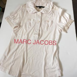 マークバイマークジェイコブス(MARC BY MARC JACOBS)のマークジェイコブス異種素材半袖ブラウスMサンズ Tシャツカットソー(シャツ/ブラウス(半袖/袖なし))