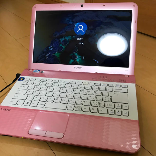 b110✨限定/ピンク/VAIO/ 美品/爆速 SSD新品 快適✨ノートパソコン