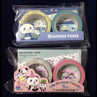 ラクテン(Rakuten)の楽天 お買い物パンダ マスキングテープ 4個セット(テープ/マスキングテープ)