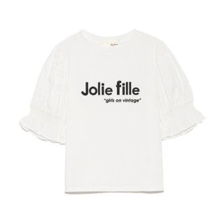 リリーブラウン(Lily Brown)のlily brown 異素材スリーブTシャツ(Tシャツ(半袖/袖なし))