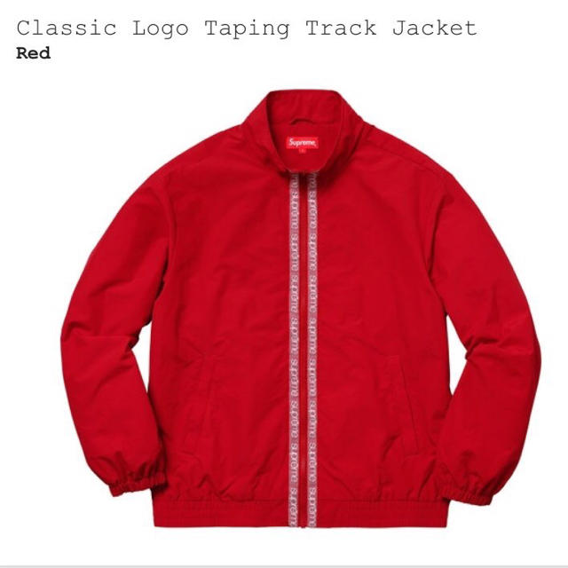 ジャケット/アウターSupreme classic logo Taping track Jacket