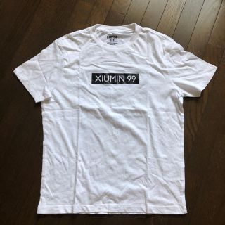 エクソ(EXO)のEXO シウミン Ｔシャツ 白 SPAO(アイドルグッズ)