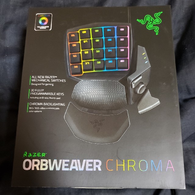 LAZER(レイザー)のRAZER ORBWEAVER CHROMA RAZER キーボード スマホ/家電/カメラのPC/タブレット(PC周辺機器)の商品写真