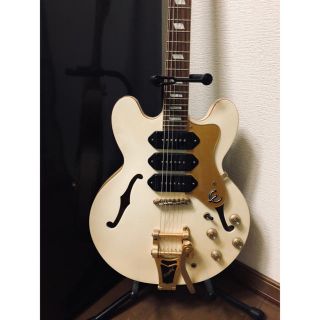 エピフォン(Epiphone)のエピフォン  セミアコ リビエラ ハードケース付き 美品(エレキギター)