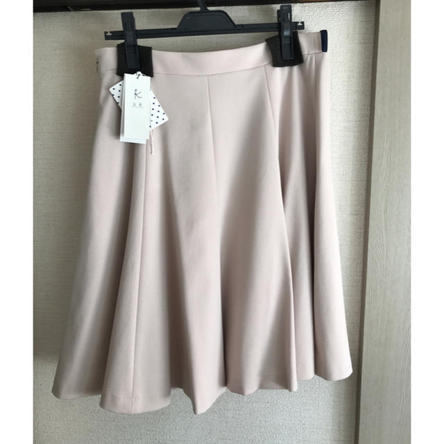 kumikyoku（組曲）(クミキョク)の組曲 大きいサイズ 薄いピンク色スカート値下げ レディースのスカート(ひざ丈スカート)の商品写真