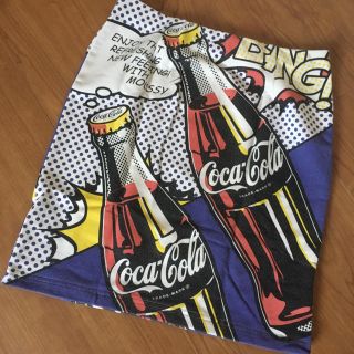 マウジー(moussy)のmoussy✖️coca colaミニスカ(ミニスカート)