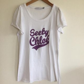 シーバイクロエ(SEE BY CHLOE)のシーバイクロエ Tシャツ 美品 (Tシャツ(半袖/袖なし))