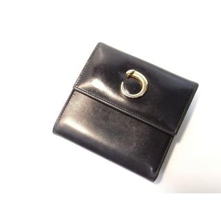 カルティエ(Cartier)のアオイ様専用カルティエ ゴールドパンサー 小銭入れ付き折り財布 ブラック(財布)