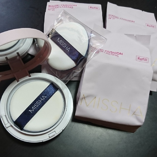 MISSHA(ミシャ)のミシャ クッションファンデ セット コスメ/美容のベースメイク/化粧品(ファンデーション)の商品写真