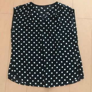 ジャスグリッティー(JUSGLITTY)の美品♡ジャスグリッティー♡ドットブラウス(シャツ/ブラウス(半袖/袖なし))