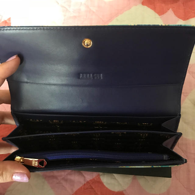 ANNA SUI - アナスイ 長財布 がま口 コラボ ピーコック 1日だけ ANNA SUI - アナスイ 長財布 がま口 コラボ ピーコック 1日だけ