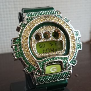 ジーショック(G-SHOCK)のG-SHOCK DW-6900CC ビックフェイス オーダーカスタム品  美品 (腕時計(デジタル))