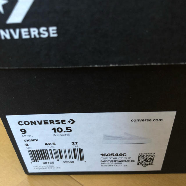 CONVERSE(コンバース)の27 Converse One Star CC cons スリッポン パープル メンズの靴/シューズ(スニーカー)の商品写真