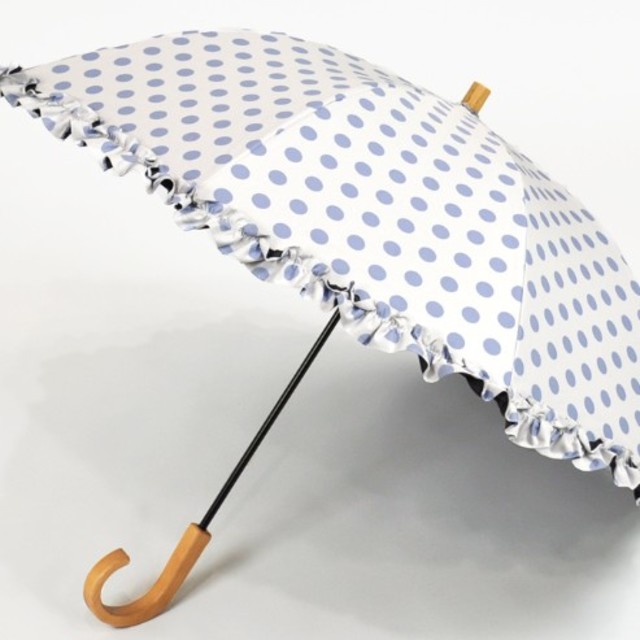 サンバリア 100 ショート フリル 日傘 レディースのファッション小物(傘)の商品写真