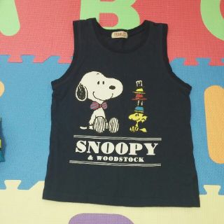 スヌーピー(SNOOPY)の120サイズ。スヌーピータンクトップ。(Tシャツ/カットソー)