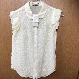 オリーブデオリーブ(OLIVEdesOLIVE)のマイアミ様 専用  新品タグ付き 袖フリル トップス(シャツ/ブラウス(半袖/袖なし))