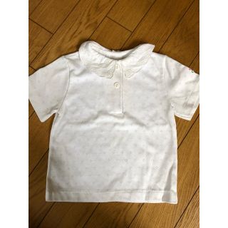 オシュコシュ(OshKosh)のオシュコシュ 白ポロシャツ 90(Tシャツ/カットソー)