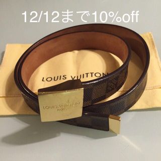 ルイヴィトン(LOUIS VUITTON)のLOUIS VUITTONダミエベルト(ベルト)