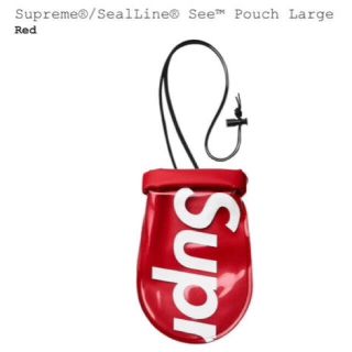 シュプリーム(Supreme)の L Supreme SealLine See Pouch red 大(その他)