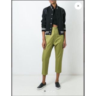 ゴールデングース(GOLDEN GOOSE)のGOLDEN GOOSE ゴールデングース ハイウエスト パンツ アパルトモン(クロップドパンツ)