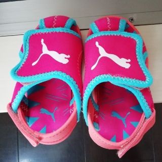 プーマ(PUMA)の☆ミキララさん専用☆PUMA　ベビーサンダル　ピンク　サイズ14cm(サンダル)