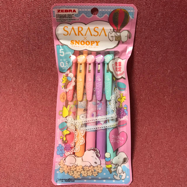 Zebra 限定 サラサクリップ スヌーピー 5色セット 新品未使用 の通販 By すーちん S Shop ゼブラならラクマ