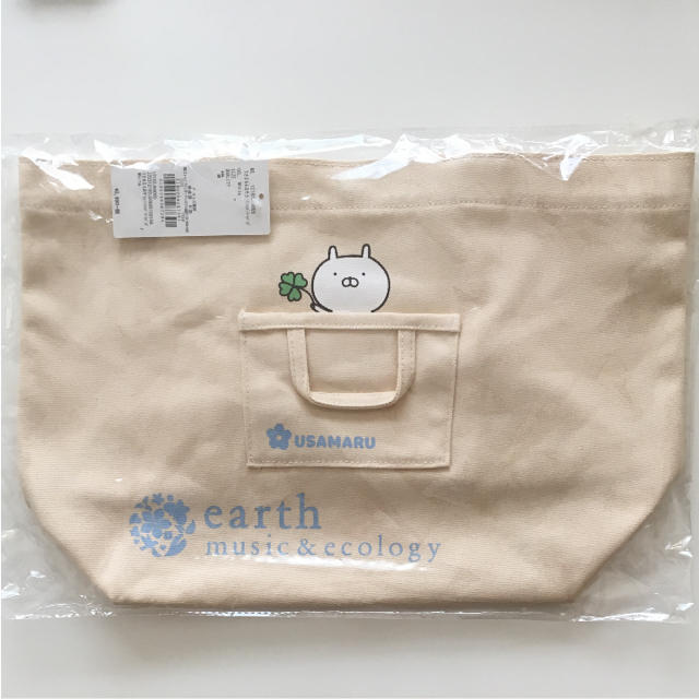 earth music & ecology(アースミュージックアンドエコロジー)のearth music&ecology×うさまる トートバッグ レディースのバッグ(トートバッグ)の商品写真