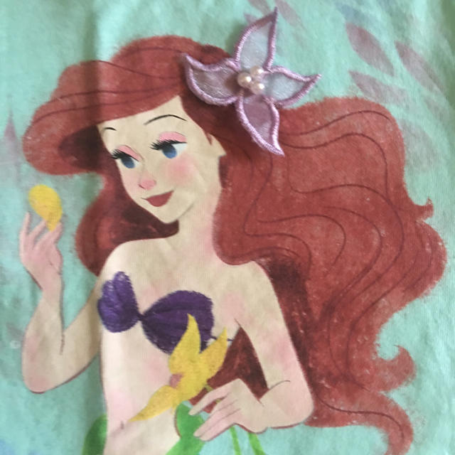 Disney(ディズニー)の新品【ディズニー】Tシャツ リトルマーメイド  114〜119cm キッズ/ベビー/マタニティのキッズ服女の子用(90cm~)(Tシャツ/カットソー)の商品写真