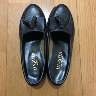 ハルタ(HARUTA)のハルタ 黒ローファー 22.5CM(ローファー/革靴)