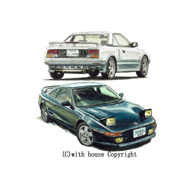 NC-555 MR2/MR2 2.0限定版画 直筆サイン額装●作家 平右ヱ門 1