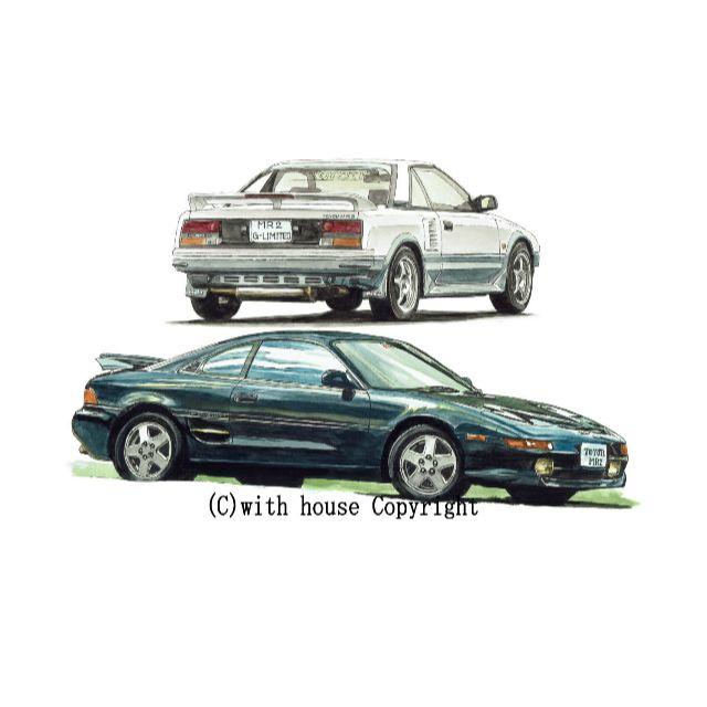 NC-560 MR2/MR2 2.0限定版画 直筆サイン額装●作家 平右ヱ門 1