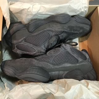 アディダス(adidas)のアディダス　yeezy 500　UTILITY BLACK  27.5cm(スニーカー)