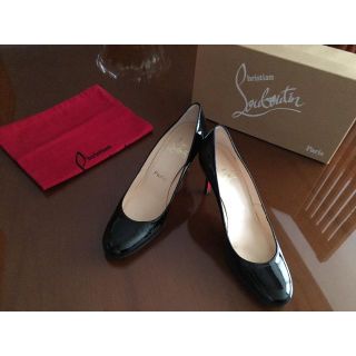 クリスチャンルブタン(Christian Louboutin)のクリスチャンルブタン パテント黒ハイヒール 36サイズ(ハイヒール/パンプス)