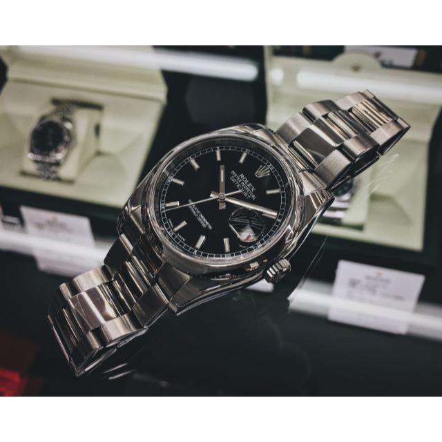 ロレックス ROLEX デイトジャスト 116200 ブラック文字盤