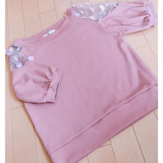 マジェスティックレゴン(MAJESTIC LEGON)の♡マジェスティックレゴン フラワー シースルー トップス♡(カットソー(半袖/袖なし))