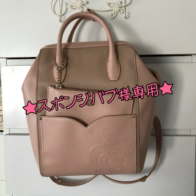 CLATHAS(クレイサス)の★スポンジバブ様専用★CLATHAS/クレイサス リュック ピンク&ベージュ レディースのバッグ(リュック/バックパック)の商品写真