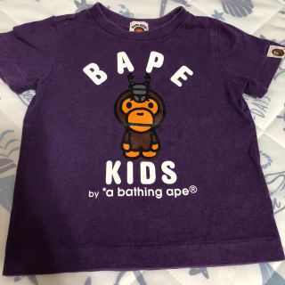 アベイシングエイプ(A BATHING APE)のBAPE KIDS☆Tシャツ(Tシャツ/カットソー)