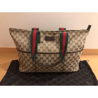 グッチ(Gucci)の値下げ GUCCI グッチ オールドグッチ トートバッグ gg柄 シェリーライン(トートバッグ)