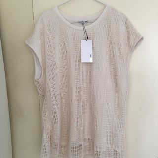 ザラ(ZARA)の【ふづさつ様専用】 ZARA 新品 XL カットソー Tシャツ チュニック (カットソー(半袖/袖なし))