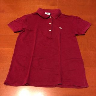 ラコステ(LACOSTE)の【美品】LACOSTE🐊♡wine red ポロ♡(ポロシャツ)