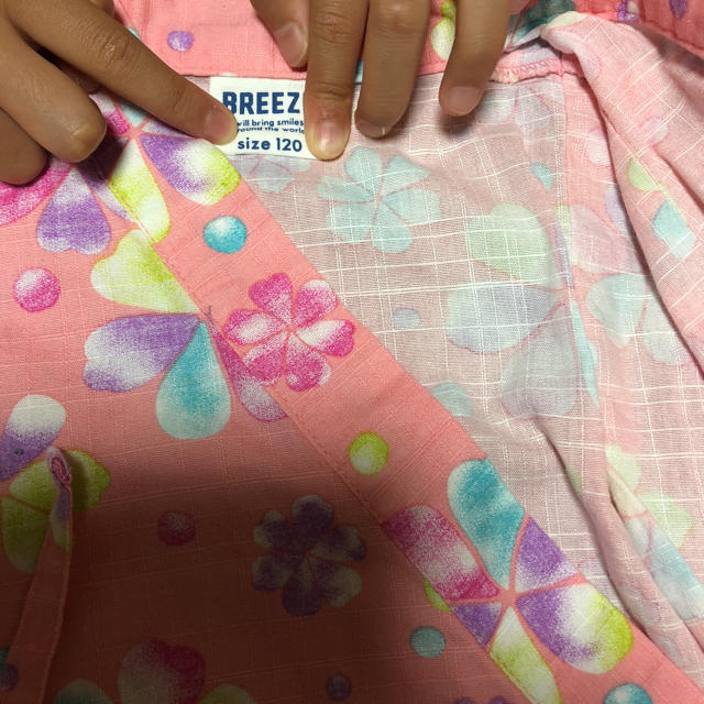 BREEZE(ブリーズ)のりりもっち様☆専用☆甚平 女の子 120 キッズ/ベビー/マタニティのキッズ服女の子用(90cm~)(甚平/浴衣)の商品写真