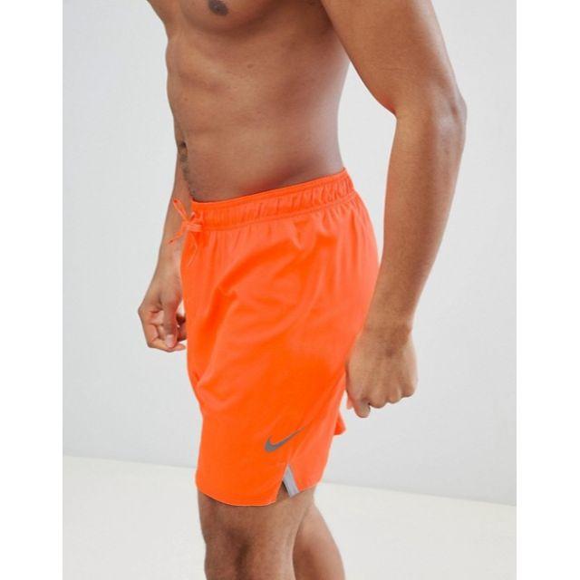NIKE(ナイキ)のNike(ナイキ)Mサイズ　ロゴ スイムショーツ 水着 人気商品 オレンジ メンズの水着/浴衣(水着)の商品写真