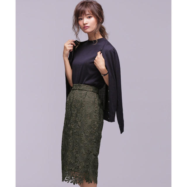 ナノ ユニバース レース スカート 美品