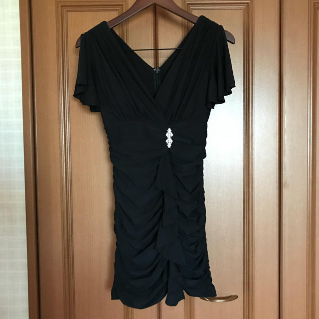 ミニドレス キャバ タイト Vネック   レディースのフォーマル/ドレス(ミニドレス)の商品写真