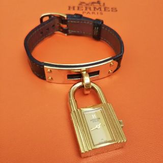 エルメス(Hermes)の⭐️c.cos様専用 エルメス ケリー ウォッチ 腕時計 動作 正常 カデナ(腕時計)