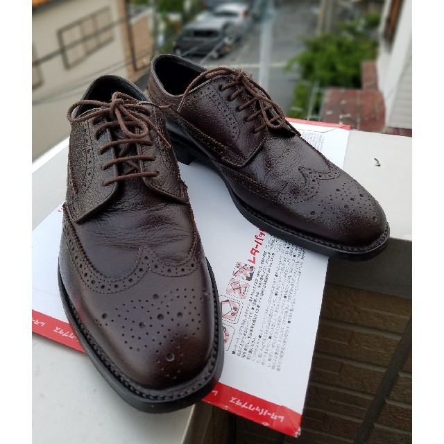 REGAL - REGAL 革靴 ウイングチップ24㎝ メンズ中古ブラウン レザーの