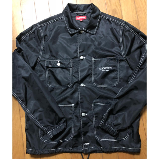 supreme Classic Logo Nylon Chore Coat - ナイロンジャケット