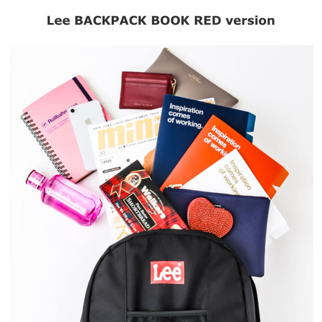 Lee(リー)のLeeリュック  Lee BACKPACK BOOK RED version レディースのバッグ(リュック/バックパック)の商品写真